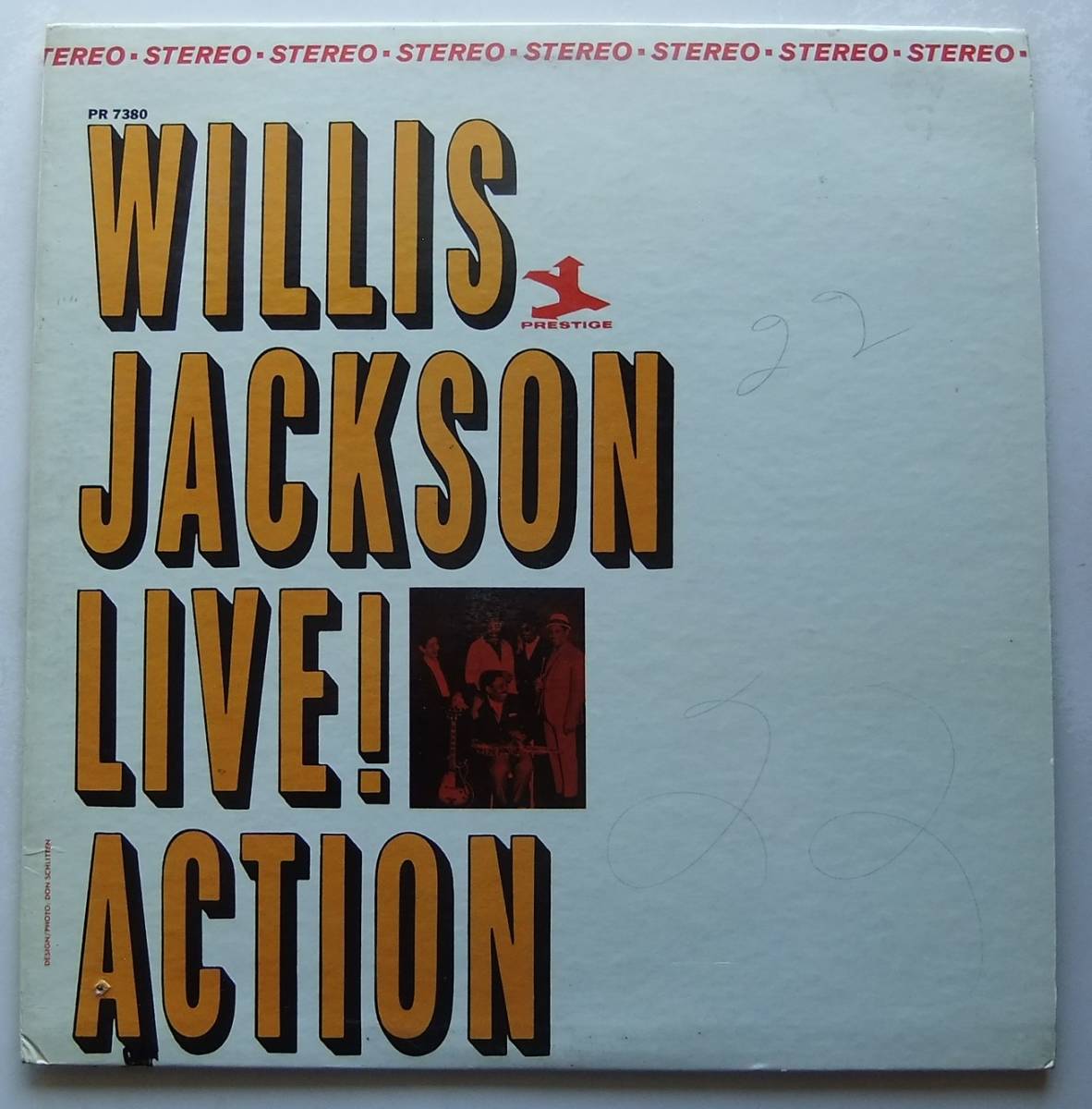 ◆ WILLIS JACKSON - PAT MARTINO / Live ! Action ◆ Prestige PR 7380 (blue:VAN GELDER) ◆ V_画像1