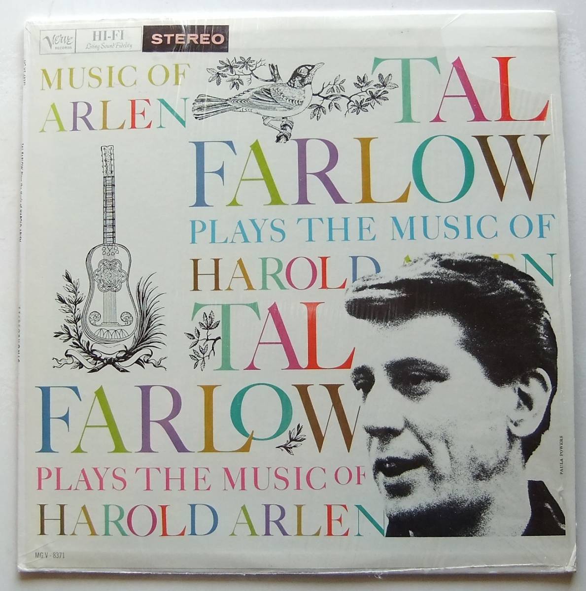 ◆ TAL FARLOW Plays The Music of Harold Arlen ◆ Verve V6-8371 (MGM) ◆_画像1