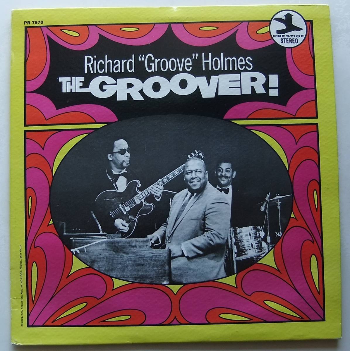 ◆ RICHARD GROOVE HOLMES / The Groover! ◆ Prestige PR 7570 (blue:VAN GELDER) ◆ S_画像1