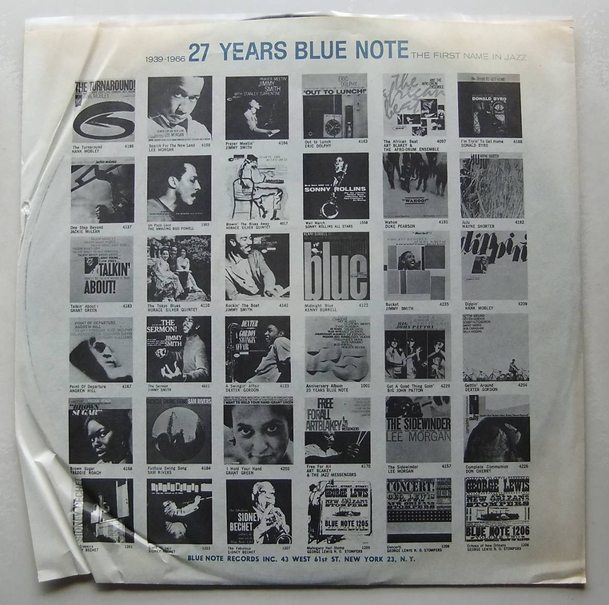 ◆ THE 3 SOUNDS / Hey There ◆ Blue Note ST-84102 (NY:VAN GELDER) ◆ V_画像6