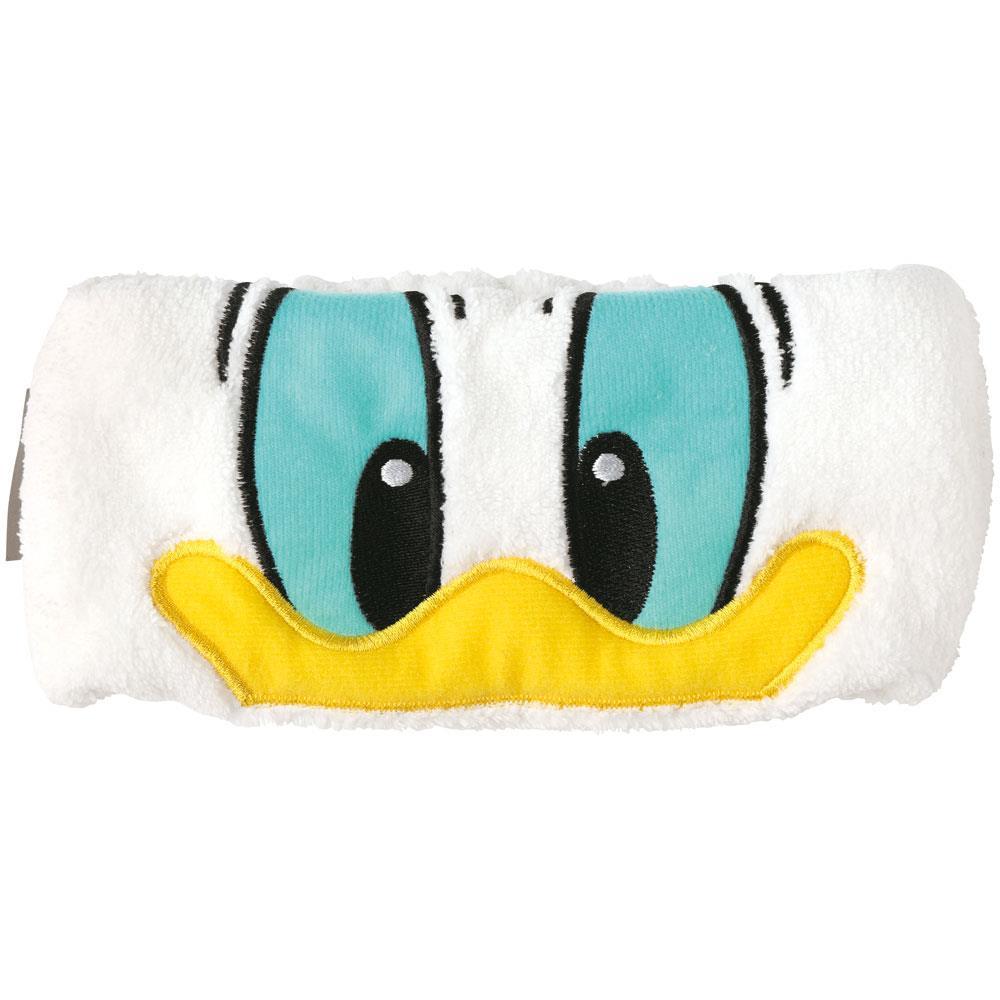  Donald Duck hair ta- van hair band . cosmetics make-up . face bath on . Disney retro character ske-ta-