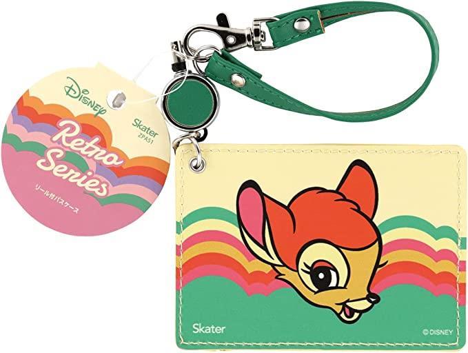  Bambi pass case reel attaching ticket holder ID card Disney retro ske-ta-