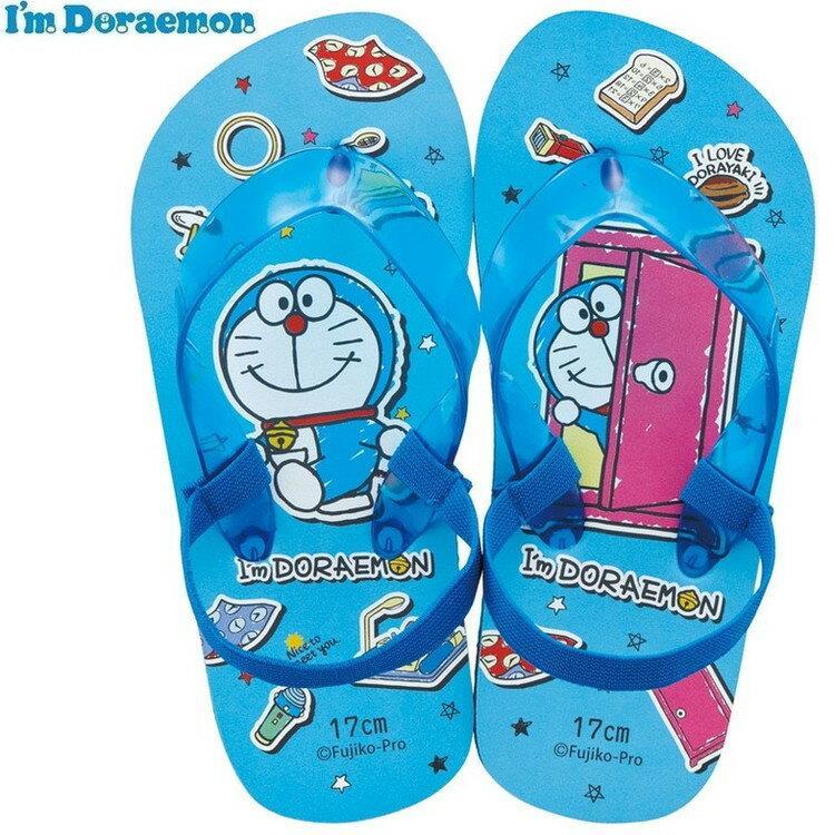 ドラえもん ビーチサンダル 17cm I'm Doraemon ステッカー 子供 子ども キッズ キャラクター スケーター_画像1