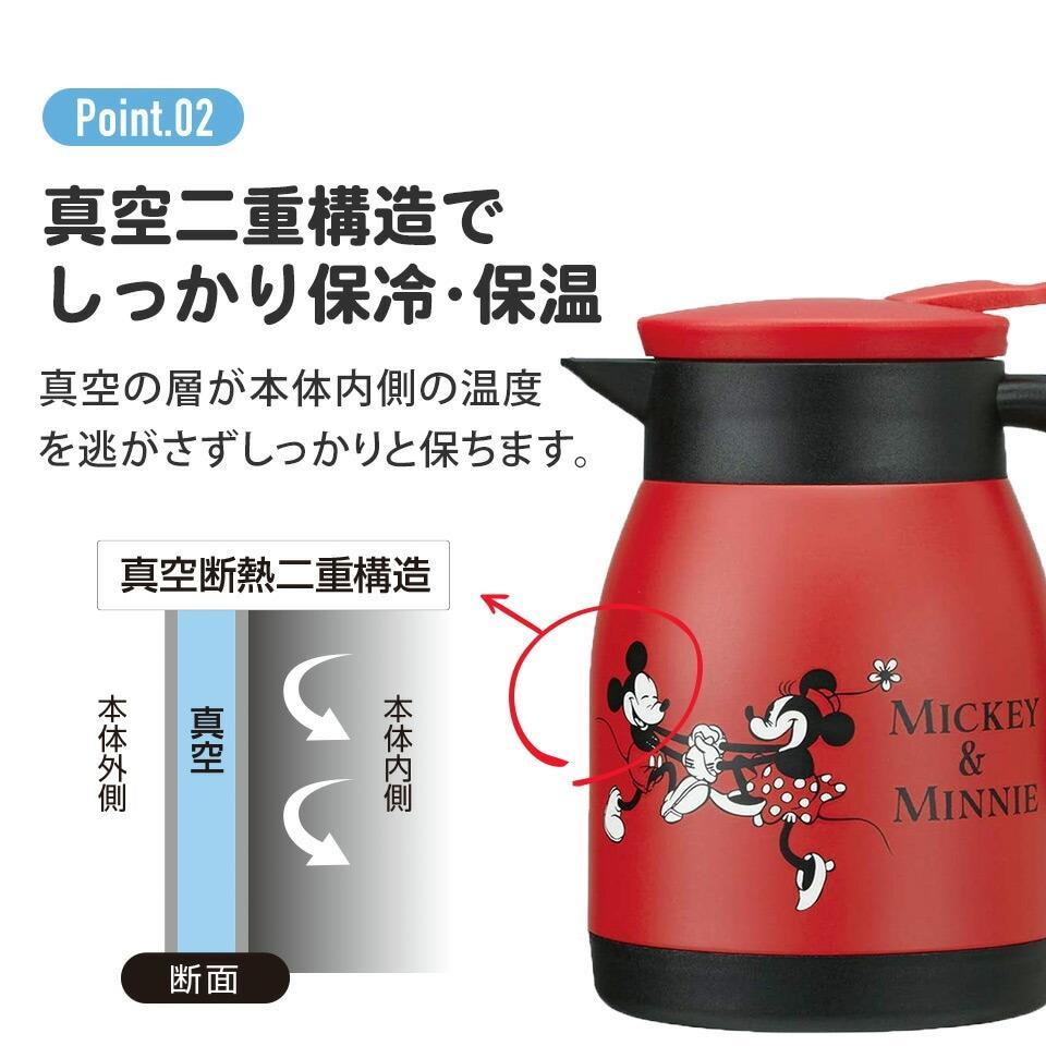 ムーミン ステンレス真空ポット 卓上ポット 600ml 保温 保冷 スケーター_画像5