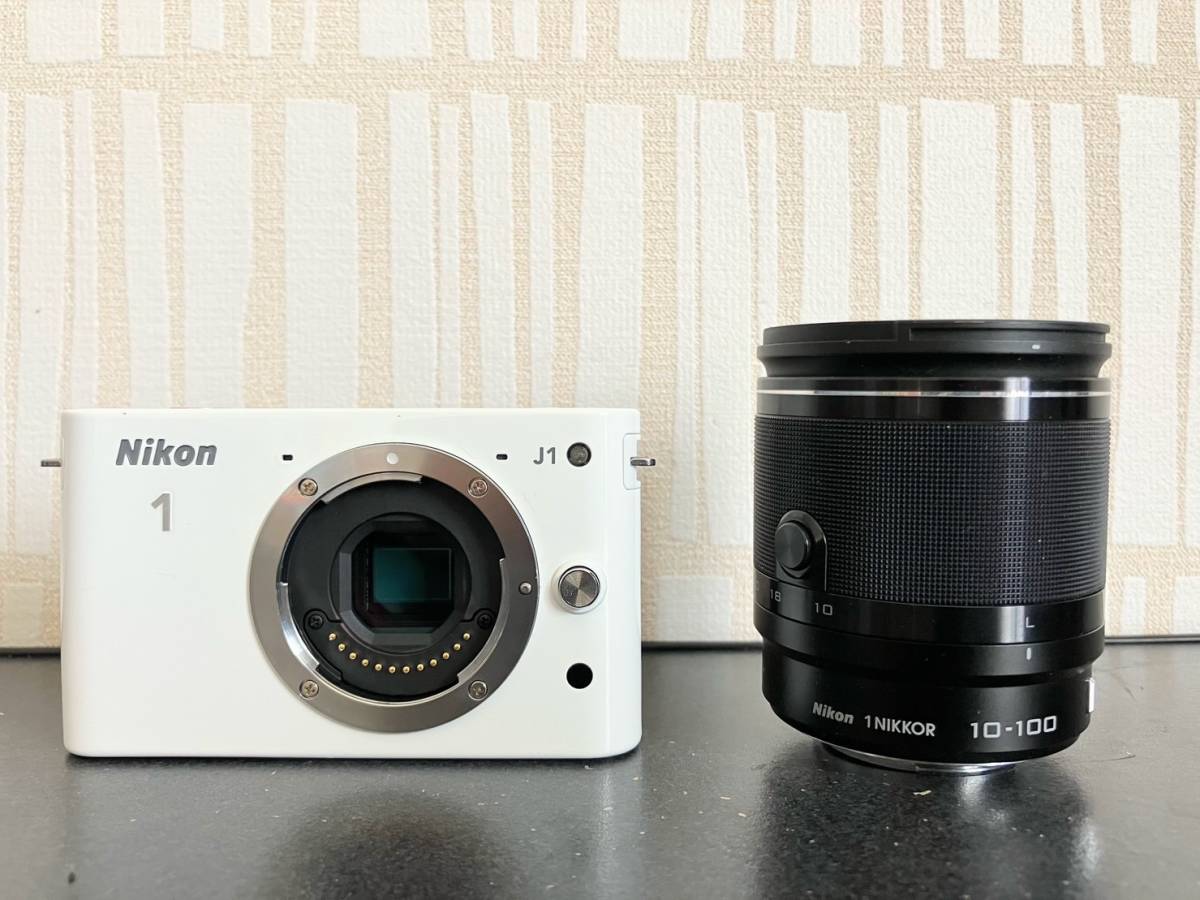 送料無料新作】 Nikon 1 J1 ミラーレス一眼カメラ 10-30mm VR PD-ZOOM