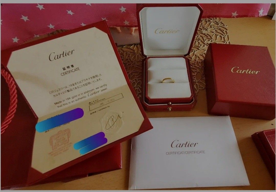 Cartier カルティエ 結婚指輪 指輪 リング ゴールド 18k 8号 9号 Yahoo