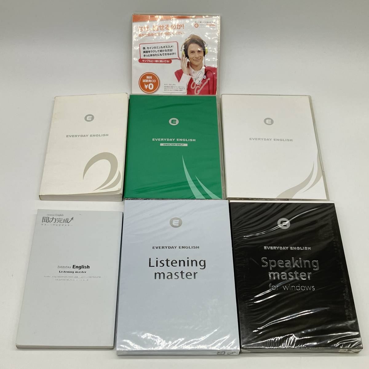 EVERYDAY ENGLISH Listening master Speaking master セット CD,CD-ROM 英会話 教材_画像1