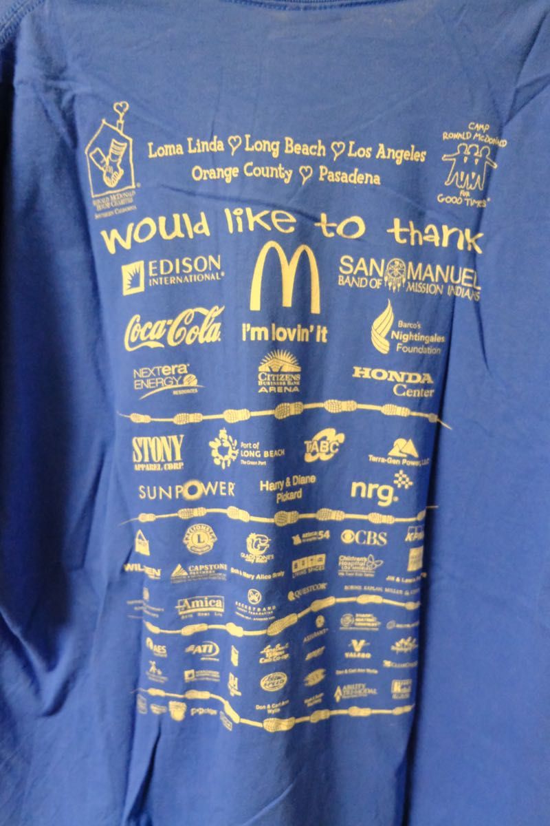 US古着 企業ロゴ 希少 マクドナルドTシャツ