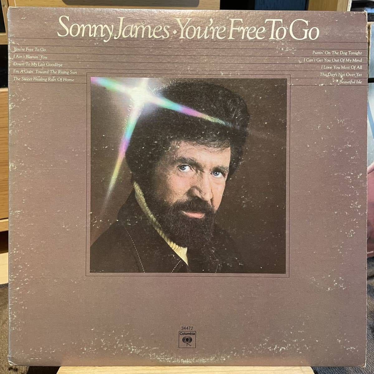 【US盤Org.】Sonny James You're Free To Go (1977) Columbia KC 34472 名盤_画像1