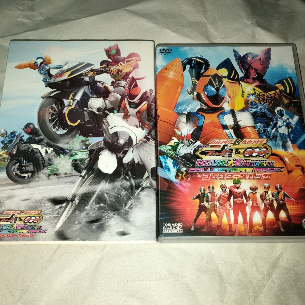 DVD 仮面ライダー×仮面ライダーフォーゼ＆OOO(オーズ) MOVIE大戦 MEGA MAX コレクターズパック 初回生産限定 USED_画像1