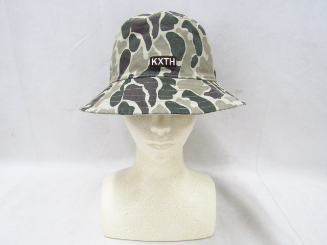 KITH キス リバーシブル バケットハット 中古品 ◆12046_画像1