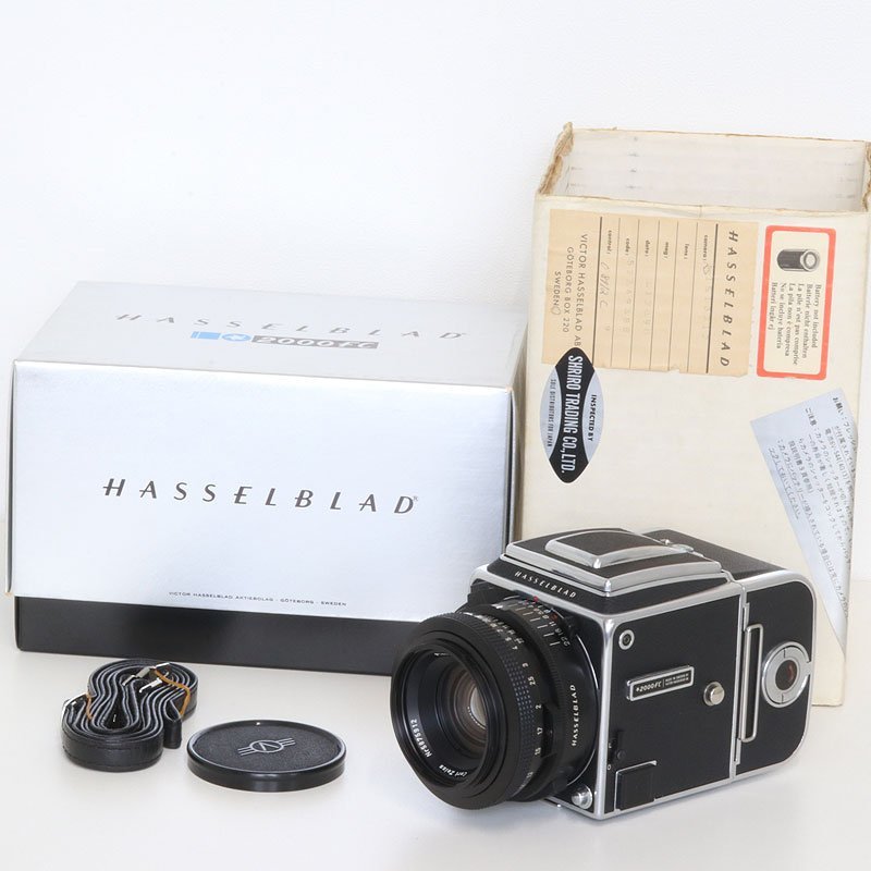 美品 難有！ HASSELBLAD ハッセルブラッド 2000FC Planar プラナー 80mm 2.8 レンズ 付 中判カメラ （質屋 藤千商店）