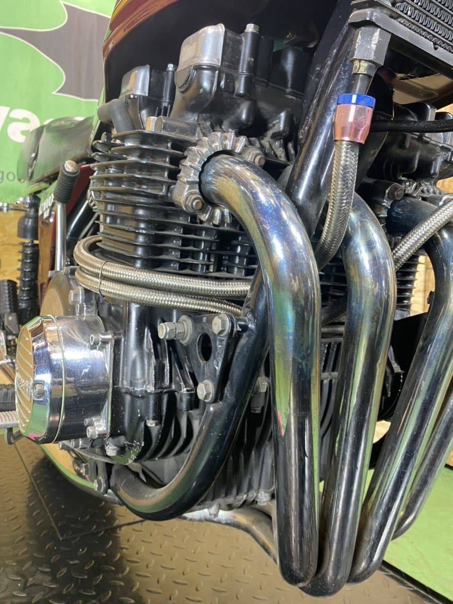 【オートローン取扱】 【車検証付 令和7年9月】走行動画有 KAWASAKI KZ1000ST 1979年 MK2スタイル チェーン KERKER KZ/Z_画像8