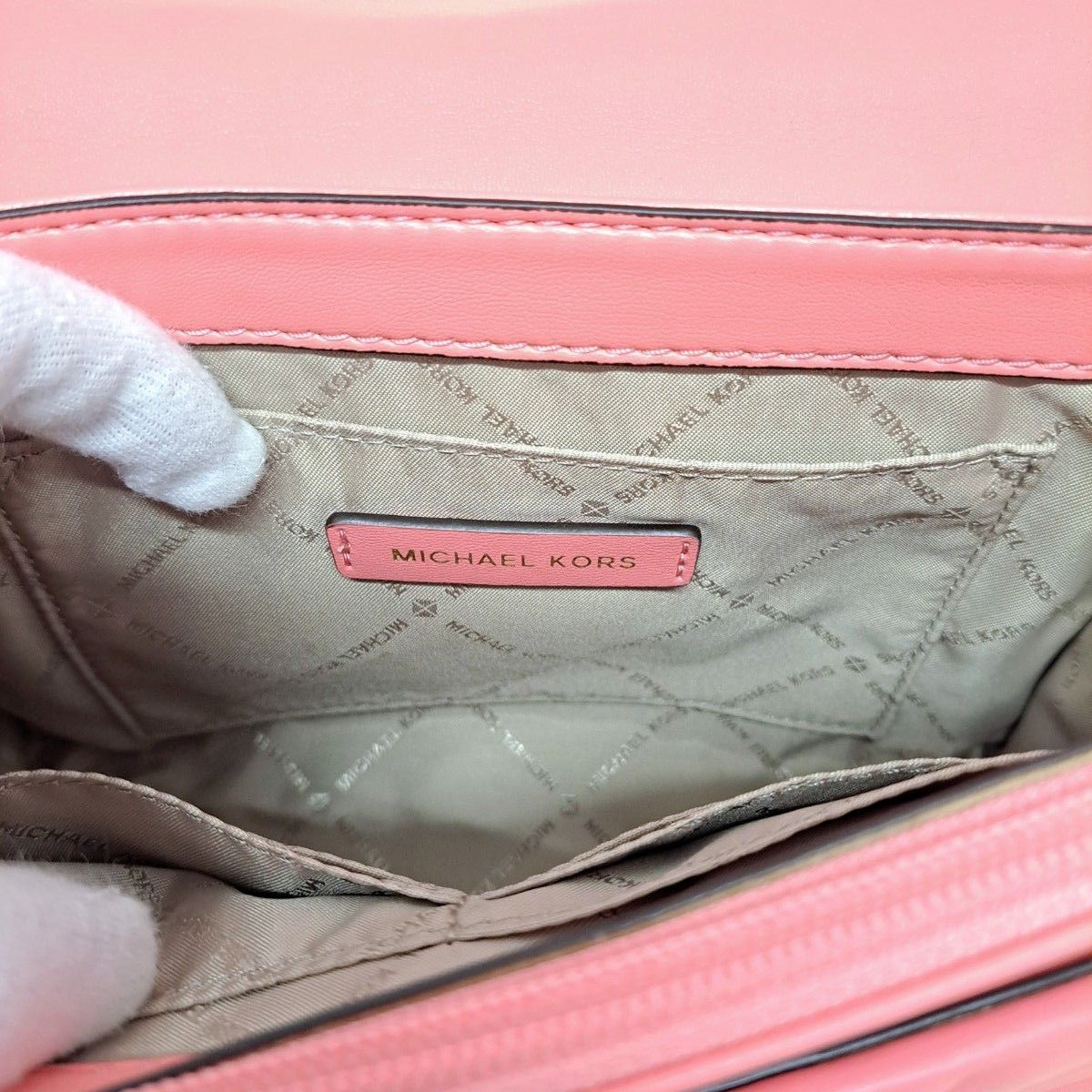 マイケルコース　MICHAEL KORS ショルダーバッグ　チェーン　フラップ　35T0GX0L2U ROSE　ピンク　未使用