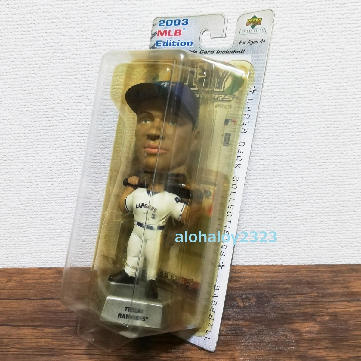 MLB レンジャーズ アレックス ロドリゲス Aロッド UPPER DECK アッパーデック ボブルヘッド バブルヘッド フィギュア A-ROD トレカ カードの画像4