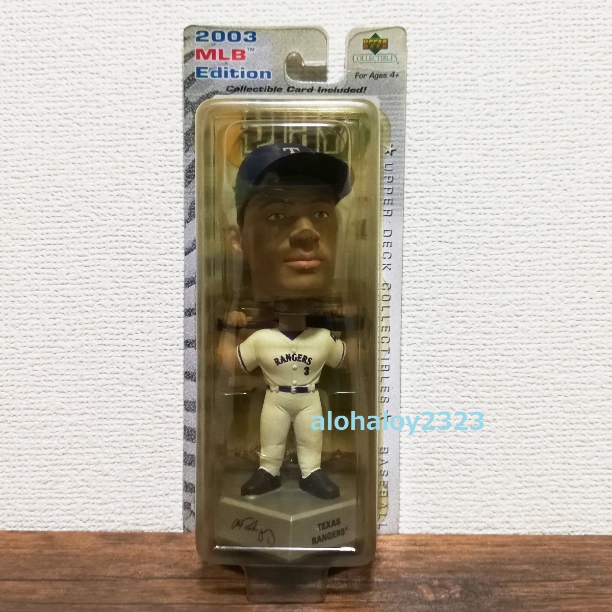 MLB レンジャーズ アレックス ロドリゲス Aロッド UPPER DECK アッパーデック ボブルヘッド バブルヘッド フィギュア A-ROD トレカ カードの画像6