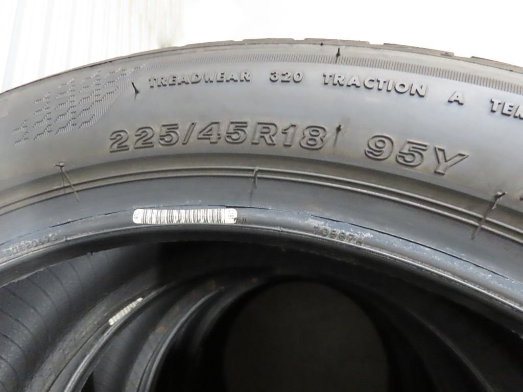 納車外 ブリヂストン 225/45R18 245/40R18 メルセデスベンツ認証 T005 トランザ MO BRIDGESTONE 2022年製造_画像7