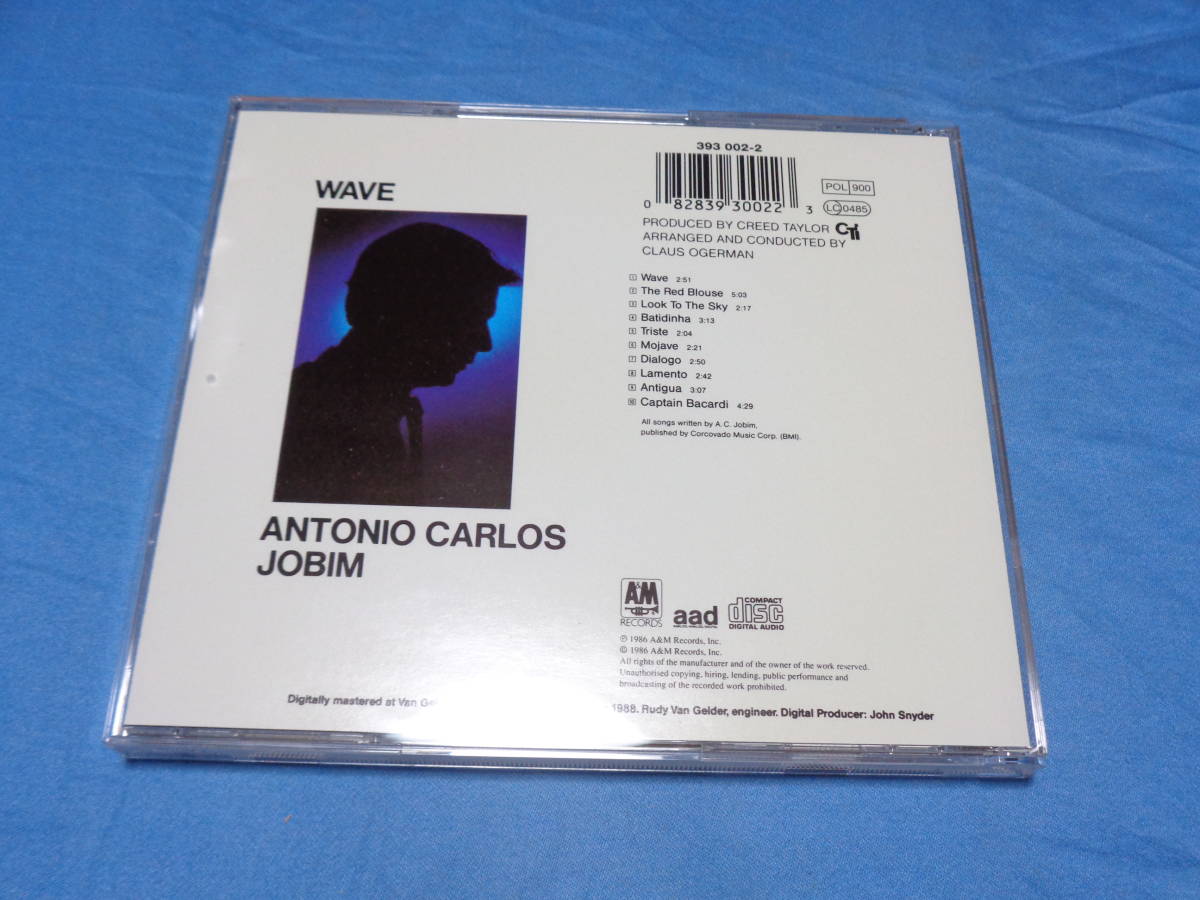 アントニオ・カルロス・ジョビン　Wave 　輸入盤CD/ ボーカル曲　Lamento 　＋インスト曲_画像3
