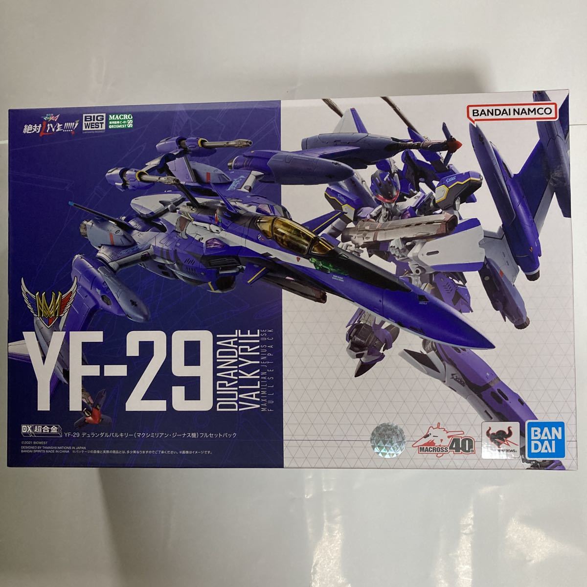 DX超合金 YF -29デュランダルバルキリー(マクシミリアン・ジーナ