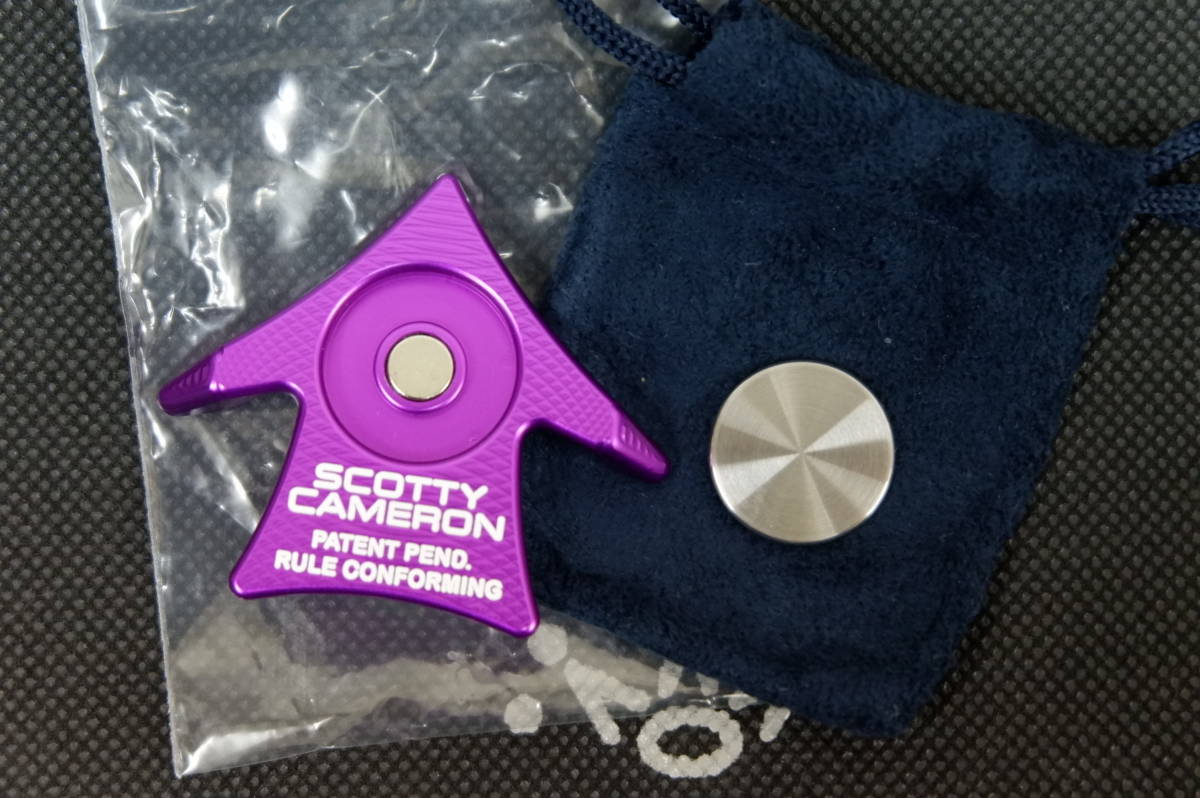 スコッティ・キャメロン Scotty Cameron - Aero Alignment Tool - Bright Dip Violet ボールマーカー マルディグラ記念 新品 限定品_画像9