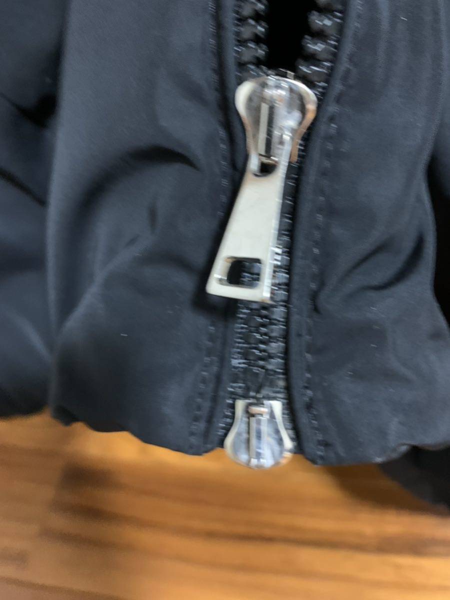 モンクレール　topaz 金具・ジッパー片方無し　黒　0 moncler