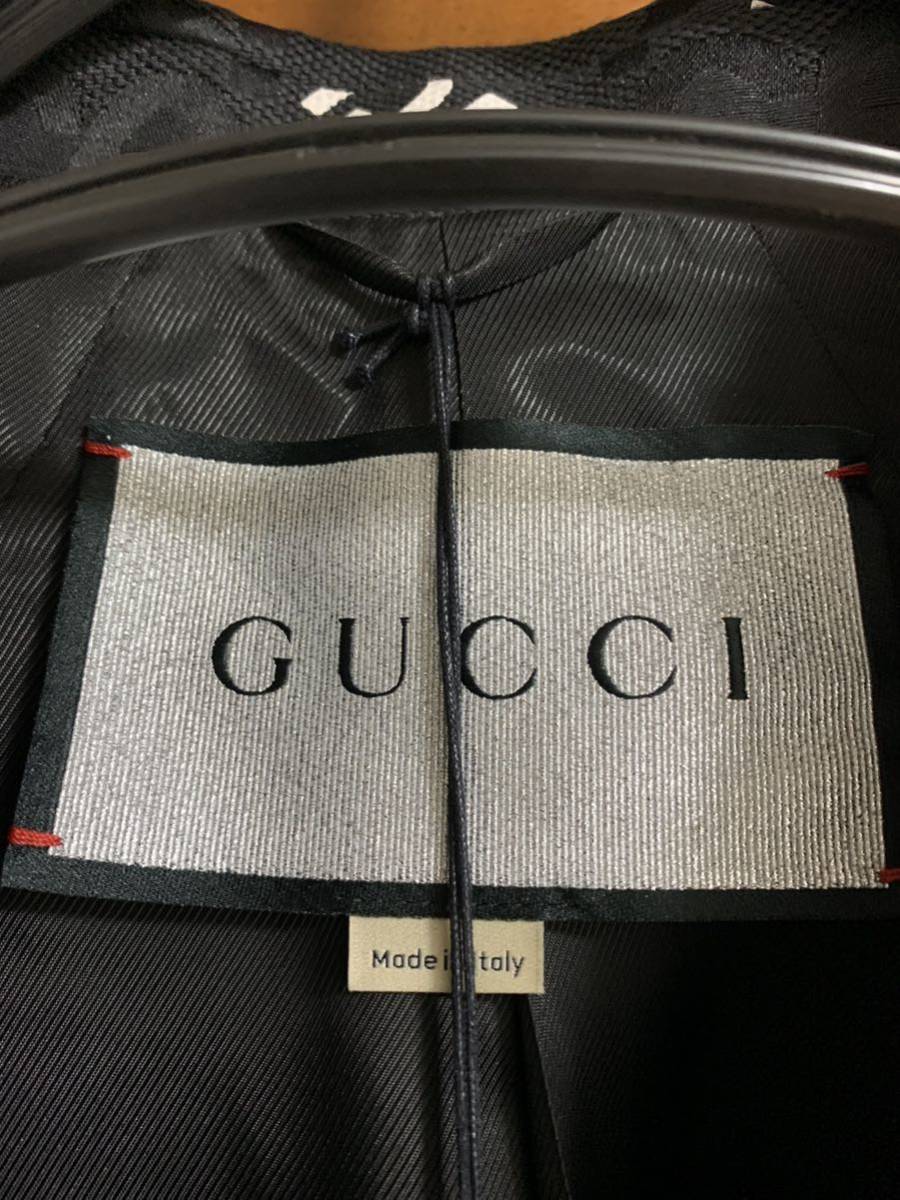 超希少　グッチ　バレンシアガ コラボ　ジャケット　黒　50 ハッカー　gucci balenciaga_画像3