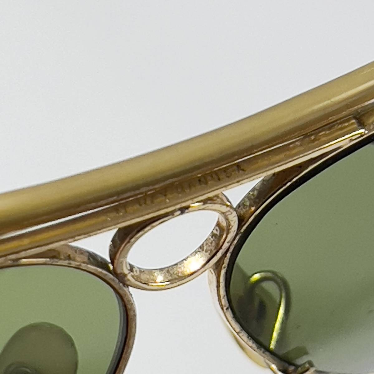 ◆70s Vintage B&L Ray-Ban ヴィンテージ ボシュロム社製 レイバン SHOOTER シューター レア 上部砂打 サングラス eyewear