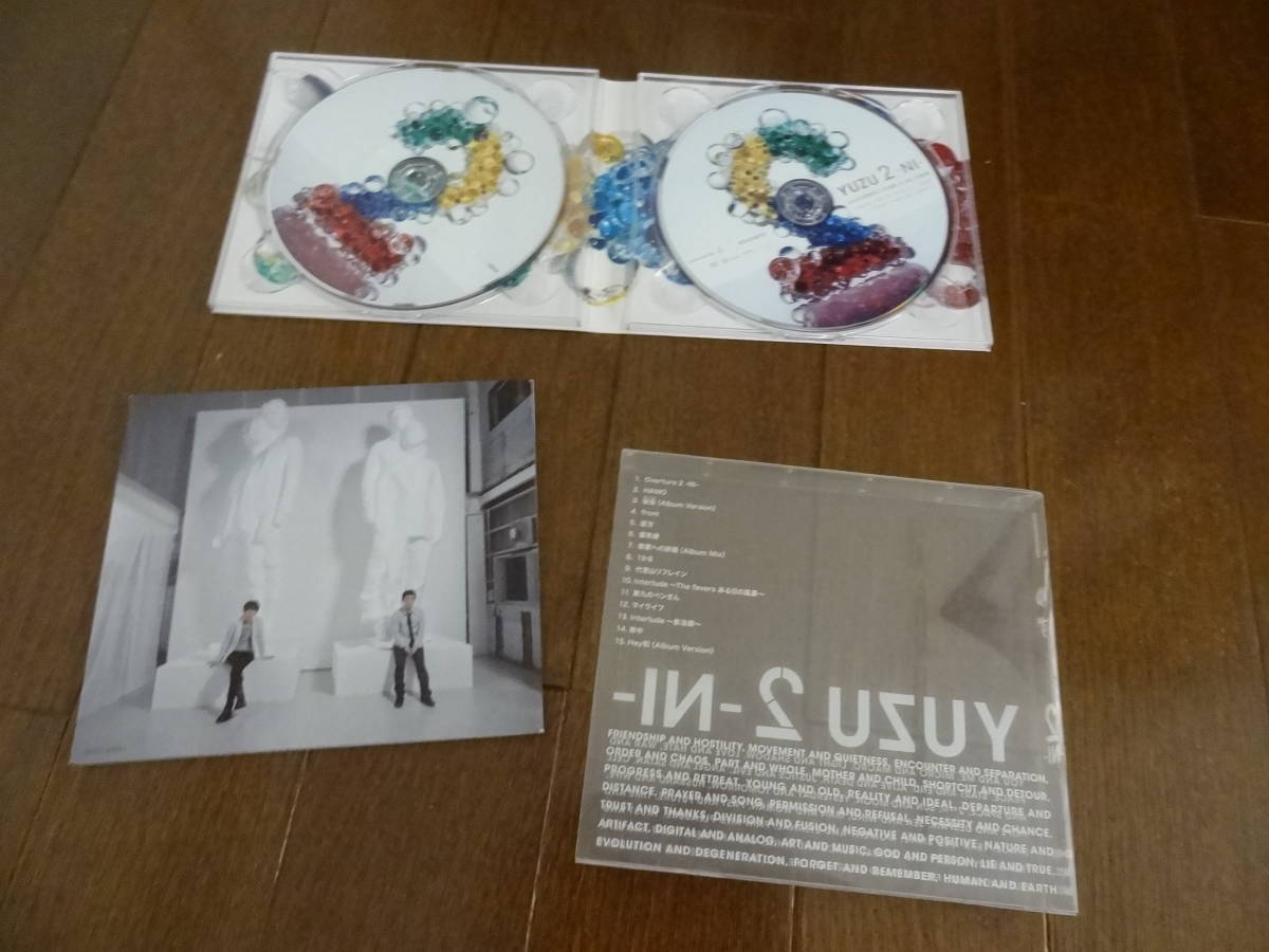 ☆ ゆず 『 2 -NI- 』 初回限定盤 CD ＋ DVD ２枚組 透明プラケース付き YUZU ( 貴重 レア 入手困難 )_画像3