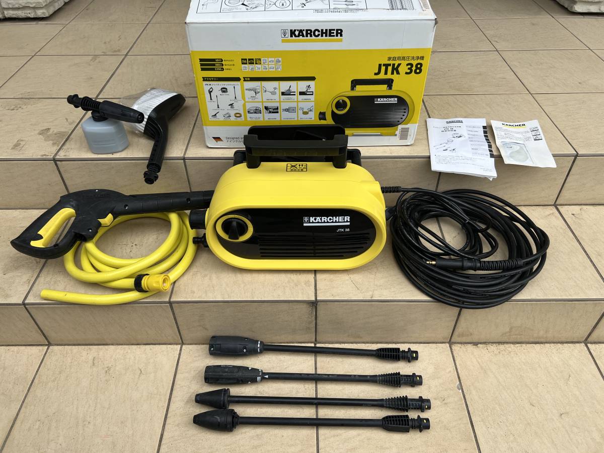 Yahoo!オークション - KARCHER ケルヒャー 家庭用高圧洗浄機 JTK38【...