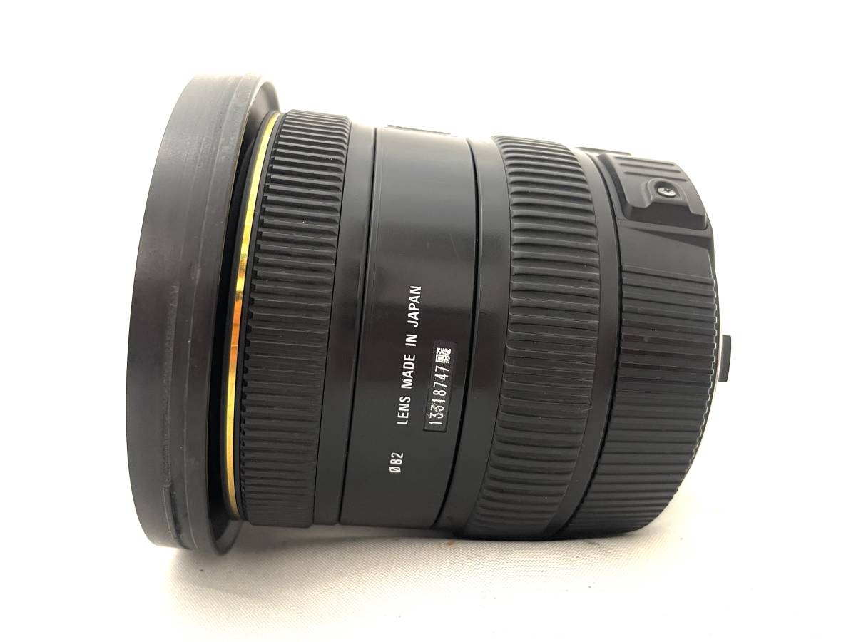 品揃え豊富で 10-20mm AF シグマ 【美品】SIGMA F3.5 元箱・フード付き