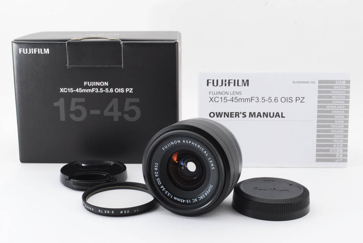 送料無料安い 富士フイルム(FUJIFILM) フジノンレンズ XC15-45mmF3.5