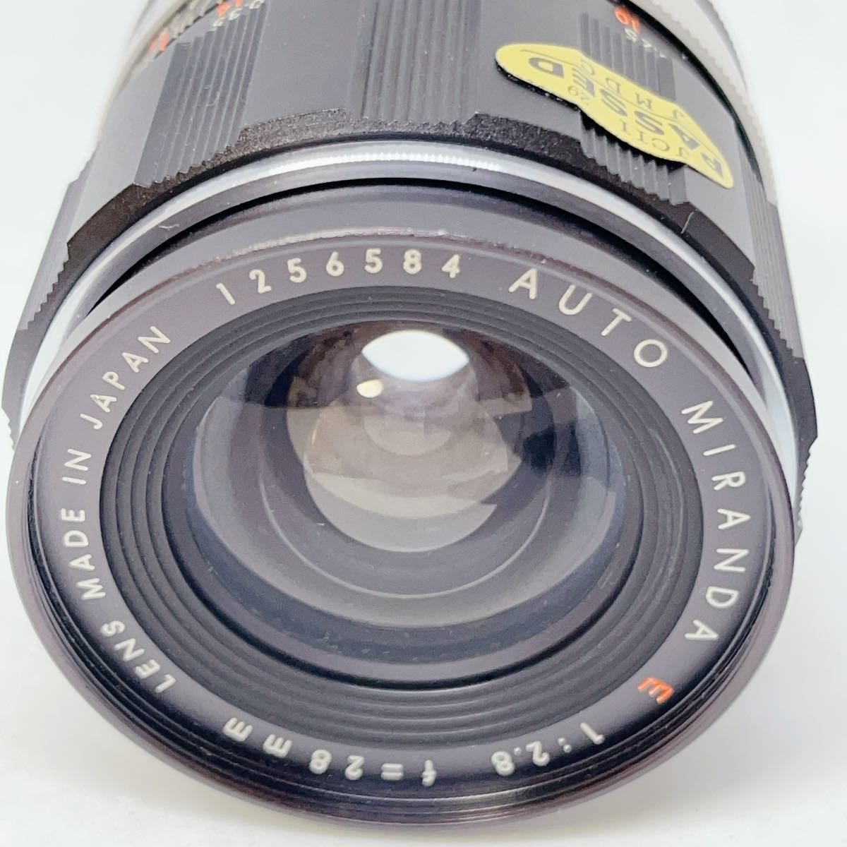 外観美品＊ミランダ AUTO-MIRANDA E 28mm F2.8 カメラ レンズキャップ・ケース付の画像3