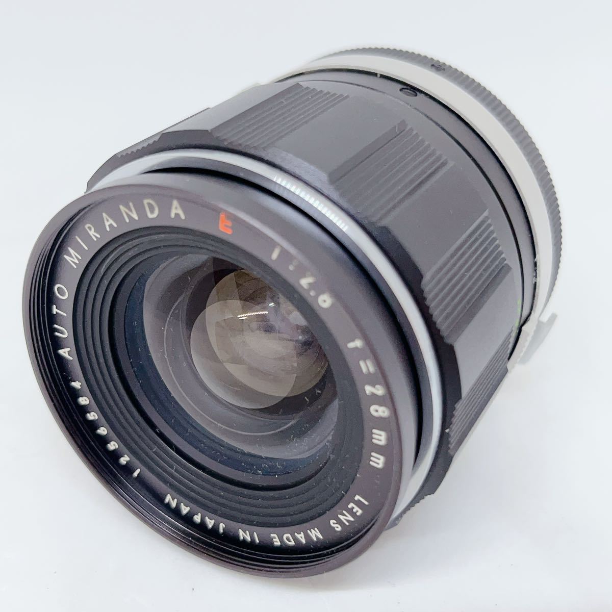 外観美品＊ミランダ AUTO-MIRANDA E 28mm F2.8 カメラ レンズキャップ・ケース付の画像2