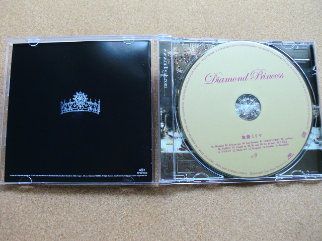 ＊【CD】加藤ミリヤ／Diamond Princess（SRCL6494）（日本盤）_画像2