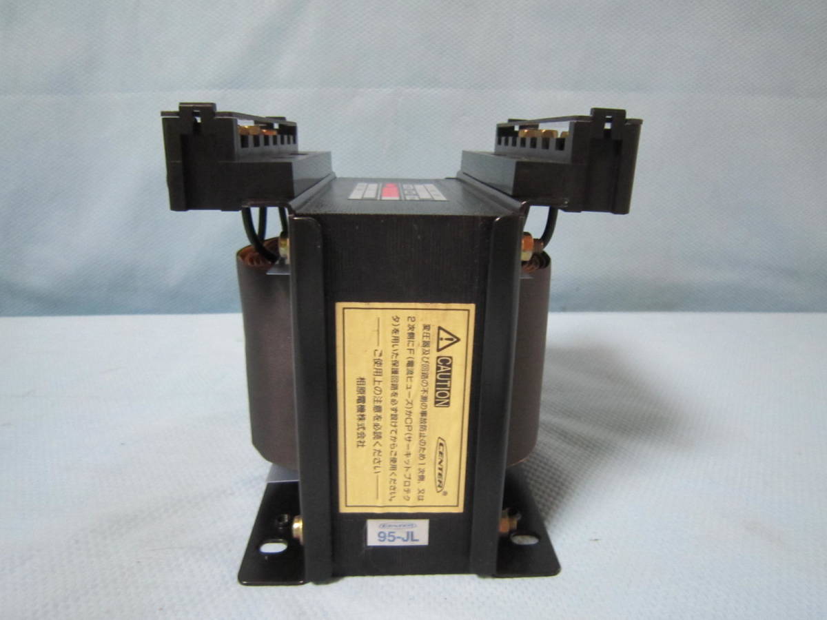 AIHARA TRANS FORMER YS-750 CAP.750VA 相原電機 変圧器 トランス(外寸約:横15.4cm*奥14.2cm*高15.1cm /9.3kg） (宅急便120サイズ)_画像4