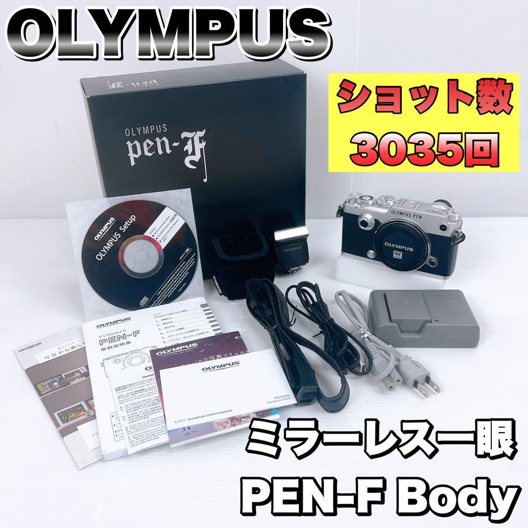 在庫僅少】 OLYMPUS オリンパス ミラーレス一眼 PEN-F Body SLV カメラ