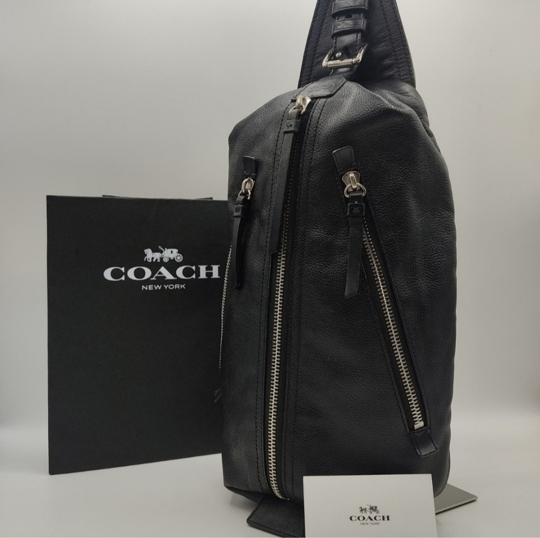 1円〜【極美品】COACH コーチ ボディバッグ ワンショルダー 斜め掛け