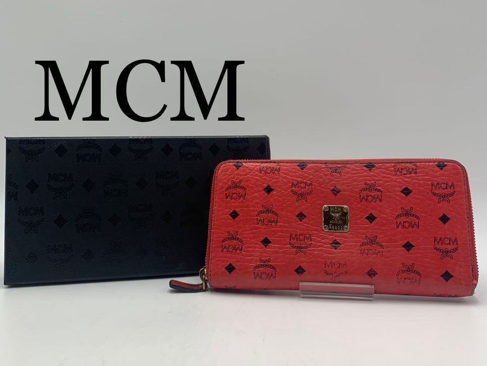 ラウンド MCM エムシーエム 長財布 ラウンドファスナー ヴィセトス