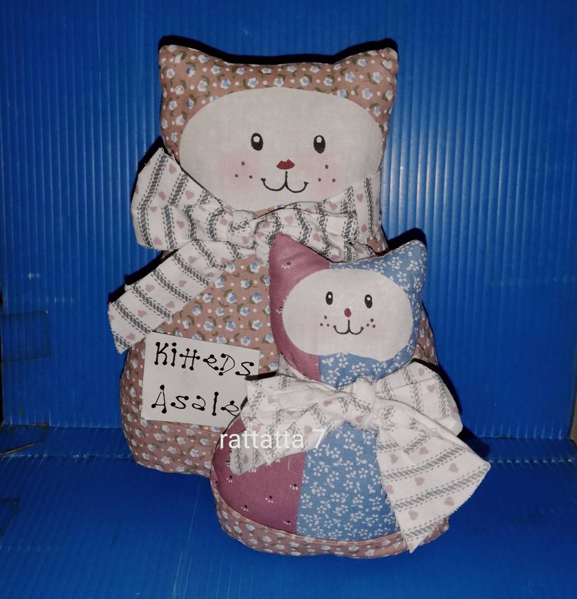 ☆猫☆ネコ☆布製☆パッチワーク☆人形☆ぬいぐるみ☆雑貨 ☆猫☆ネコ☆布製☆パッチワーク☆人形☆ぬいぐるみ☆雑貨