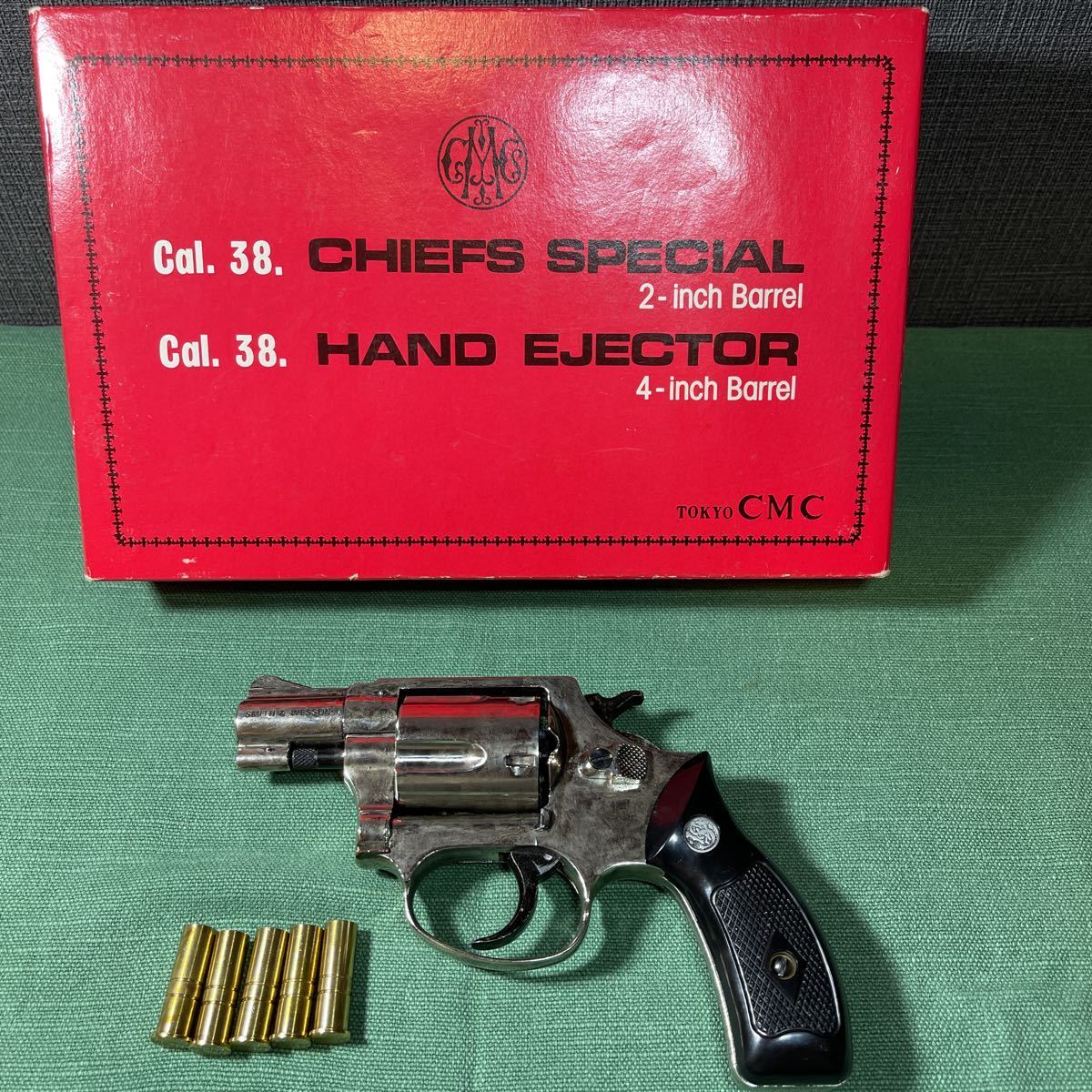 絶版 CMC S&W M36 チーフスペシャル 2インチ 未発火 美品 SMG 金属