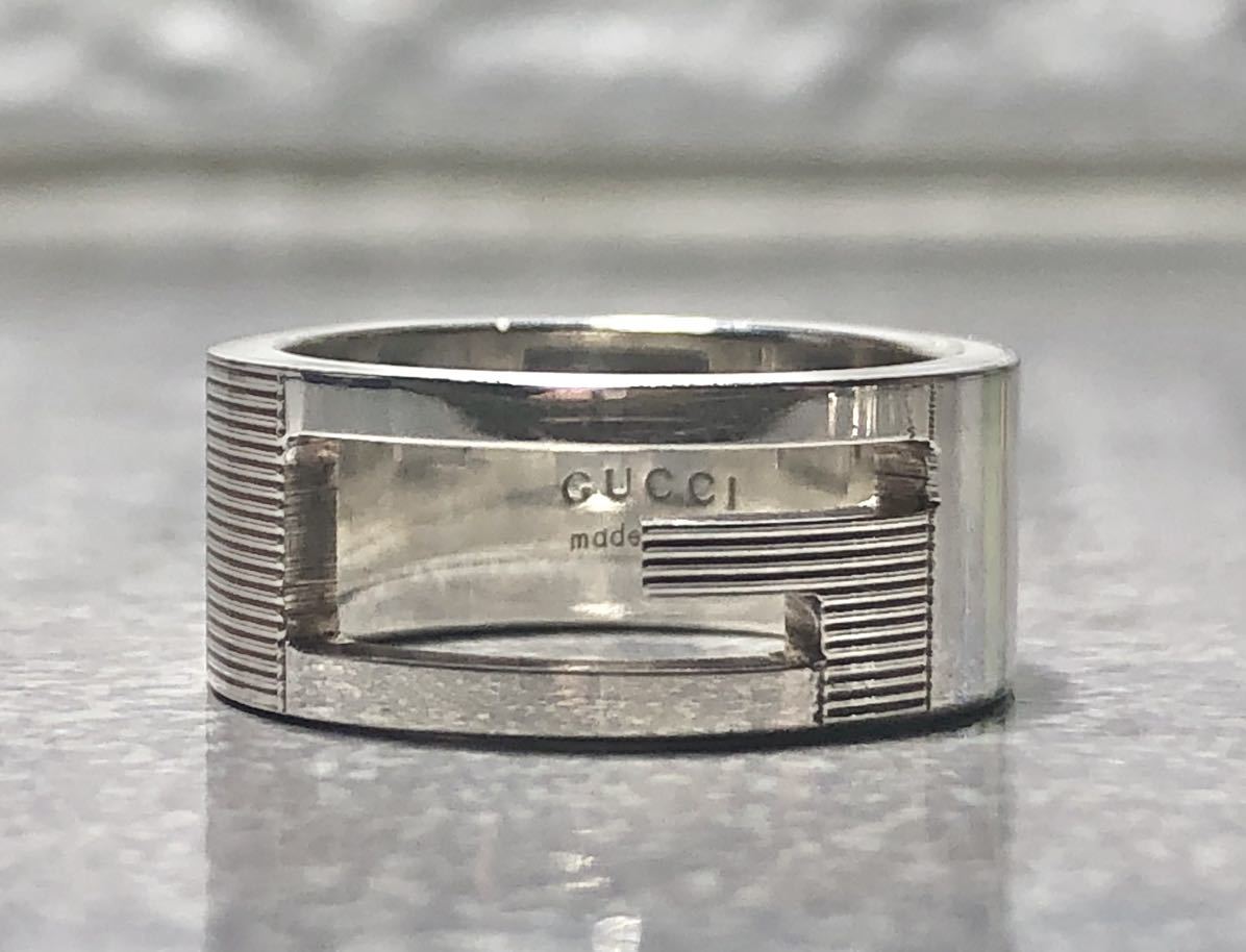 グッチ　シルバー リング　Gロゴ　925 GUCCI silver 指輪_画像1