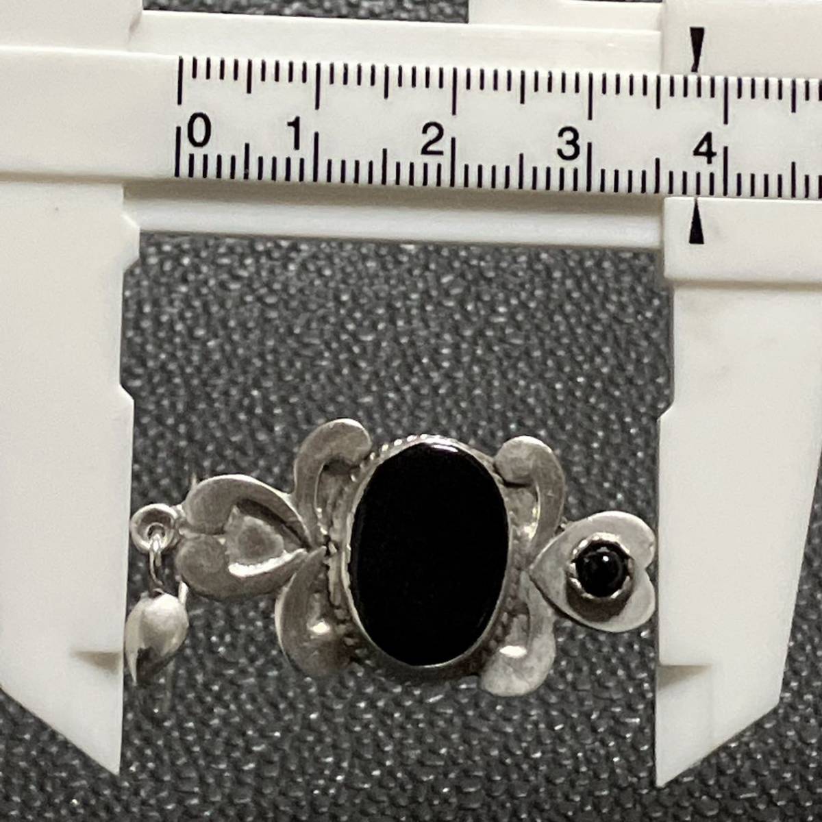 【ws660】SILVER 925 シルバー ピアス オニキス