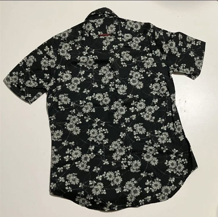 【ws413】良品◎ タケオキクチ 花柄 シャツ TK サイズ2 (M) 黒