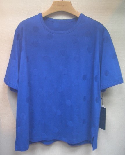 DEL　CORSO（サンドール）水玉半袖tシャツBA-5009-40-035