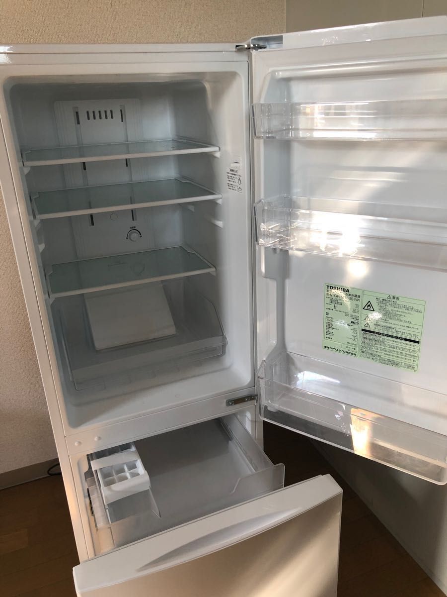 TOSHIBA 東芝 153l 2ドア 冷凍冷蔵庫 /一人暮らし用｜PayPayフリマ