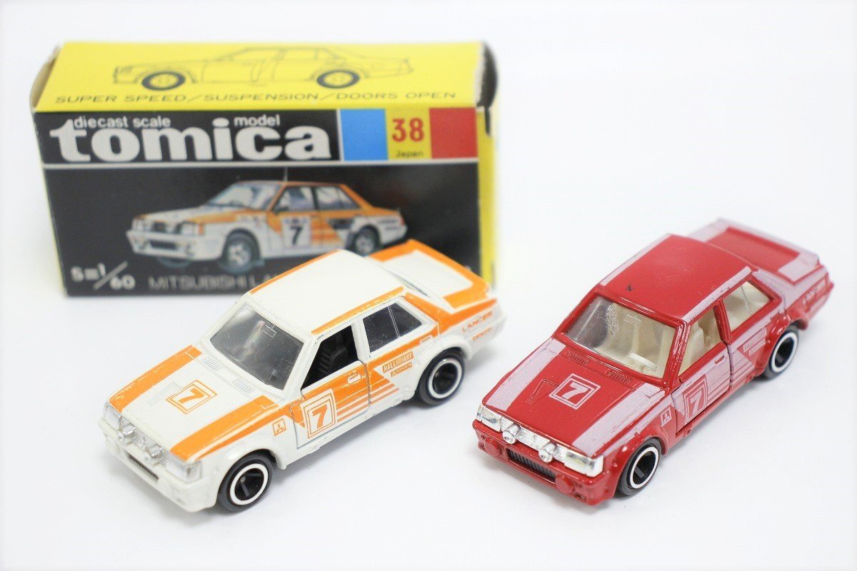 TOMICA トミカ 黒箱 NO.38 MITSUBISHI LANCER TURBO 三菱 ランサー