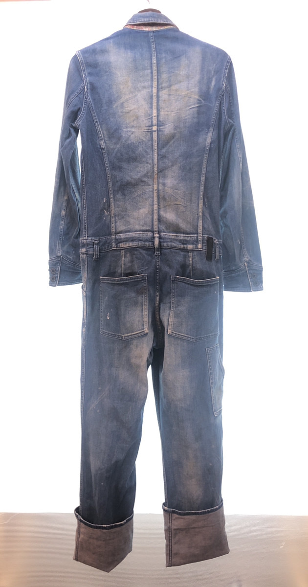 * ISAMU KATAYAMAi Sam ka Taya maBACKLASHba crash all-in-one overall coveralls peiz Lee Denim blue 104