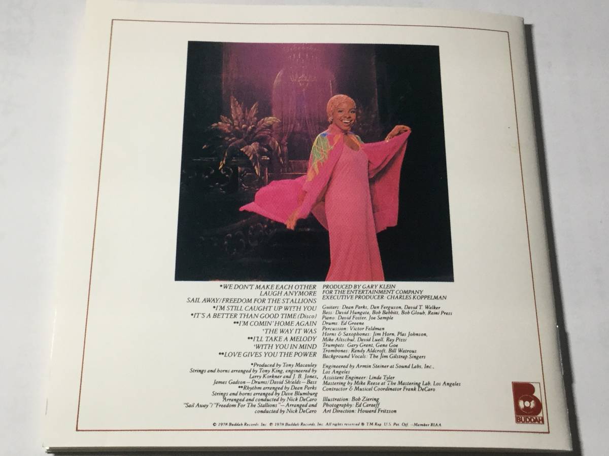 廃盤/国内盤CD/AOR/グラディス・ナイト/Mrss Gladys Knight #デヴィッド・フォスター/デヴィッド・ハンゲイト/ジョー・サンプル 送料¥180_画像5