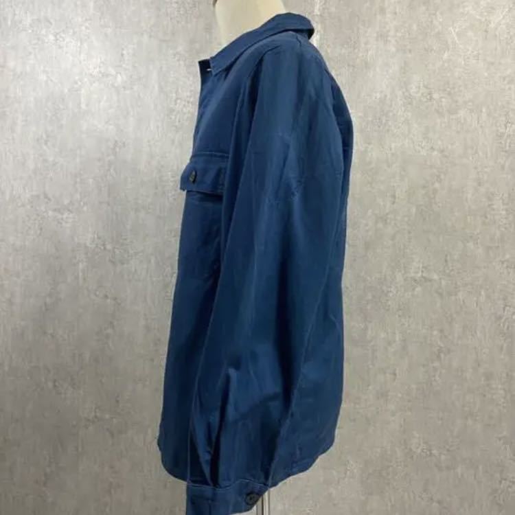 ヨーロッパ製　ヘリンボーン　ワークジャケット ブルー　L サイズ　2592_画像5