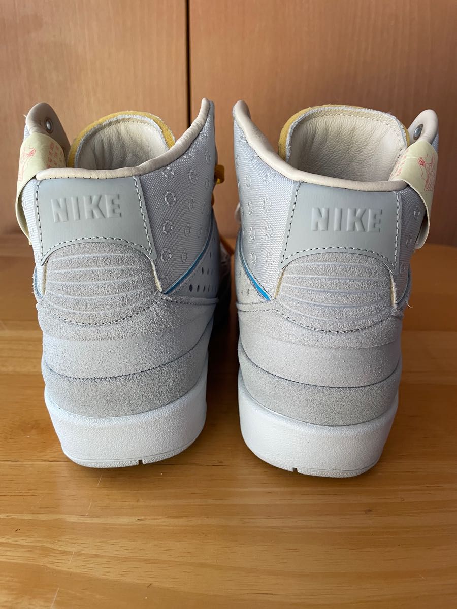UNION × Nike Air Jordan 2 "Grey Fog" us7.5 25.5㎝